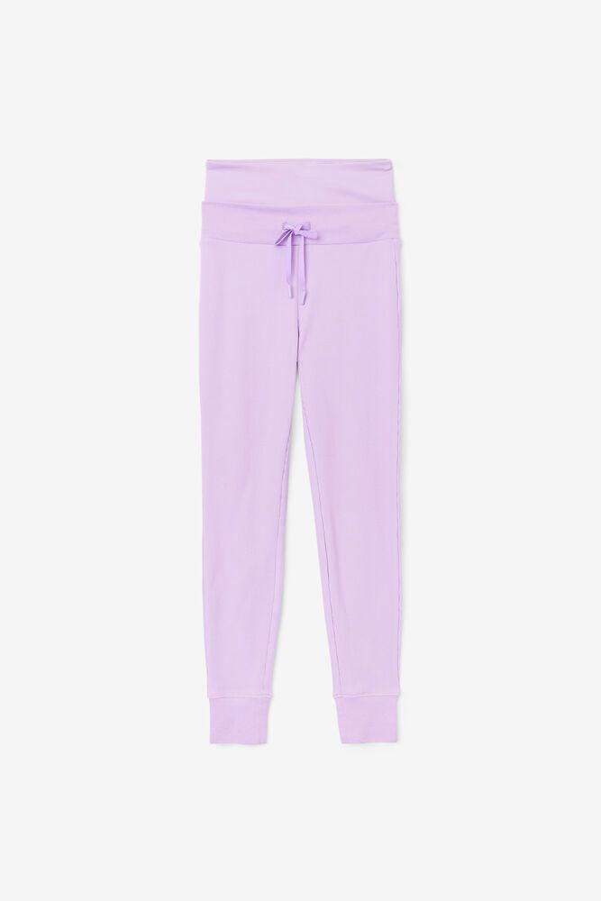 Fila Pants Jordyn Thermal Jogger Womens Purple - India ZSX-563104